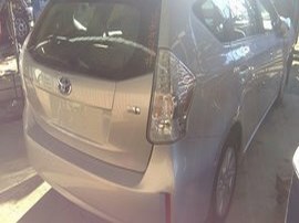 2013 TOYOTA PRIUS SILVER, V MODEL, 1.8L, AT.  Z24906